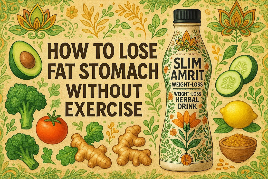 How to Lose Fat Stomach Without Exercise