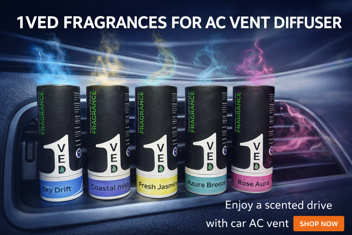 1 ved car 5 Fragrances