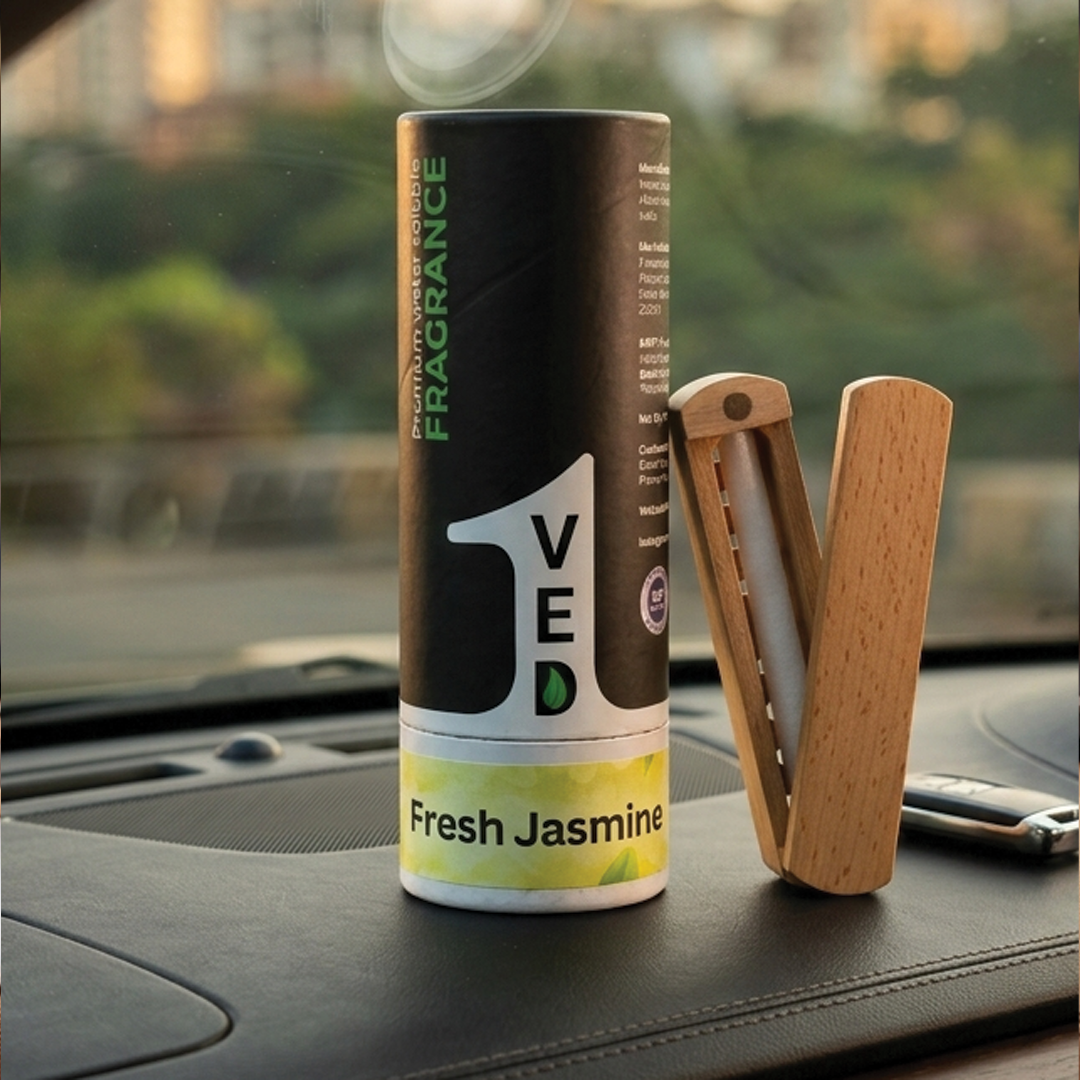 1 Diffuser and 1 Fresh Jasmine Fragrance Combo by 1 Ved