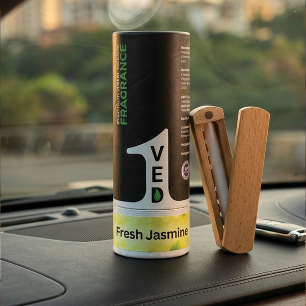 1 Diffuser and 1 Fresh Jasmine Fragrance Combo by 1 Ved