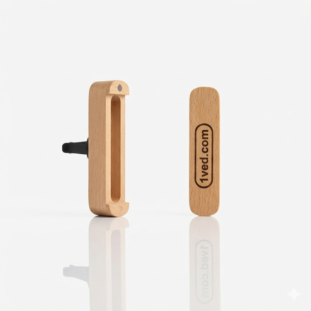 Car A C Vent Wooden Diffuser | 1Ved