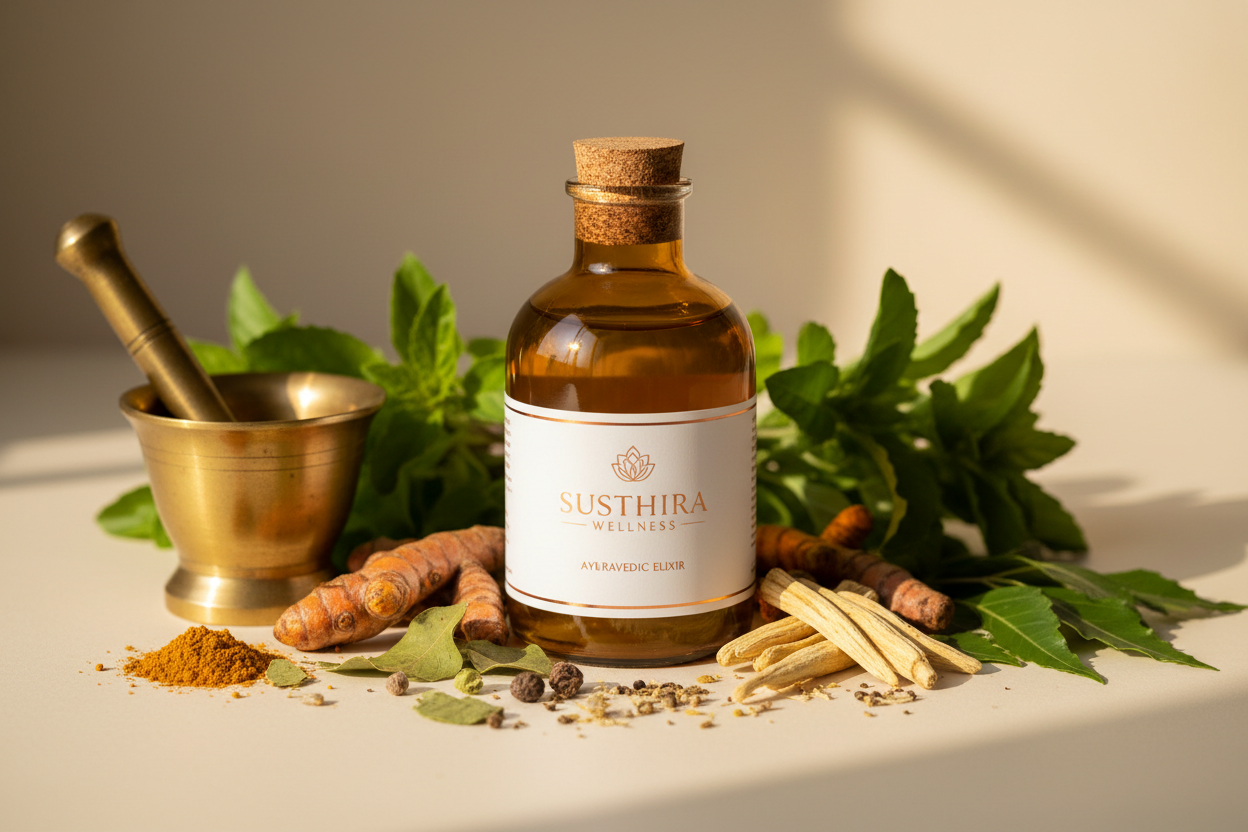 generate image for ayurved product