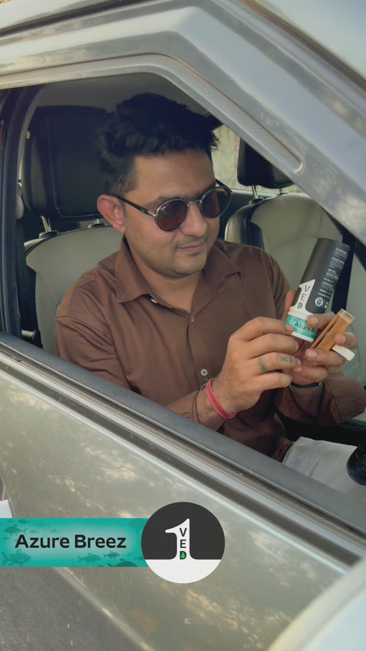 Azure Breeze fragrance for Car A.C. Diffuser| 1Ved