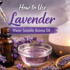 How to Use Rose Water Soluble Aroma Oil